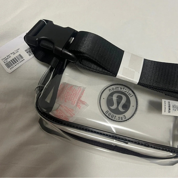 🆕🖤 Lululemon Everywhere Belt Bag Clear Black - Picture 5 of 10